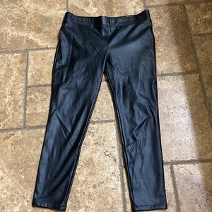 Loft Faux Leather  Skinny Pants